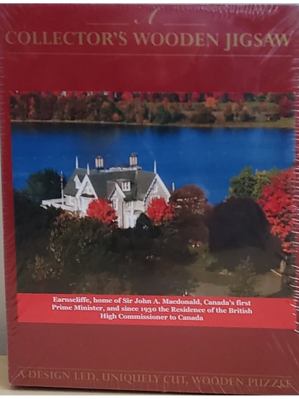 Wentworth Earnscliffe Ottawa Wooden Jigsaw Puzzle Sir John A. Macdonald NEW - Picture 4 of 10